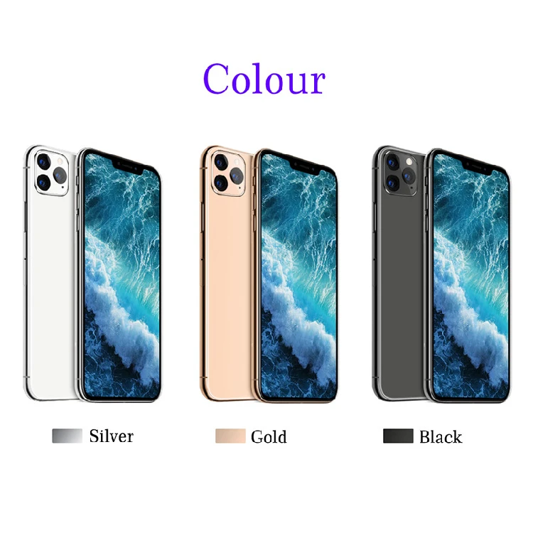 

Phone 11pro 6.5 Inch HD Screen Android 9.1 FaceID 8MP + 16MP 8GRAM + 256ROM Free Shipping On Cheap Cellphones Smartphone
