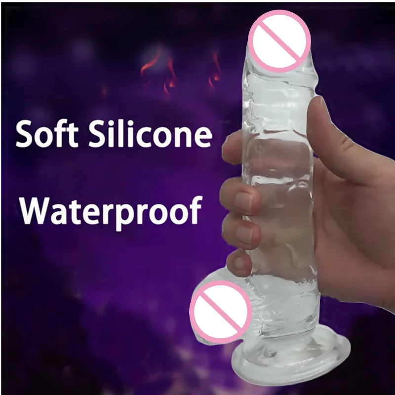 Реалистичный фаллоимитатор на ощупь мягкий материал огромный большой пенис с