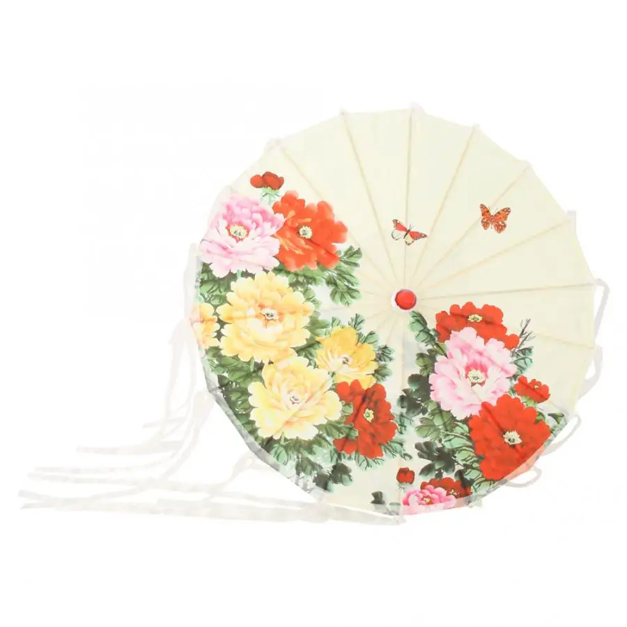 Домашний декоративный зонт зонтик из шелковой ленты художественное ремесло для