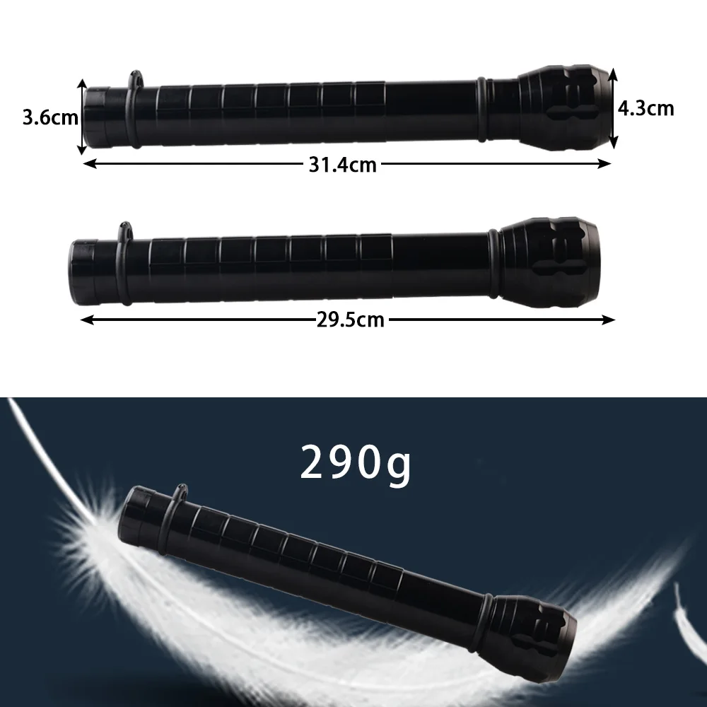 Фонарик из алюминиевого сплава для самообороны полицефонарь фонарик с плечевым