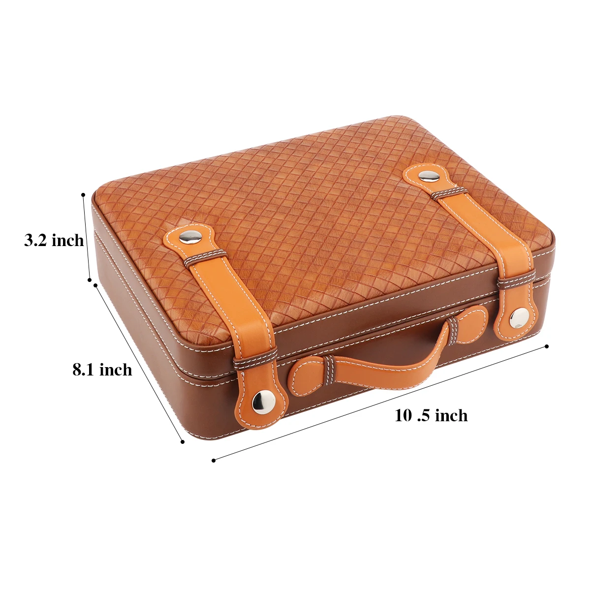 Фото XIFEI дорожный увлажнитель для сигар Box W/увлажнитель с гигрометром 50pcs Емкость кедрового дерева для Cohiba портативные аксессуары для курения №3