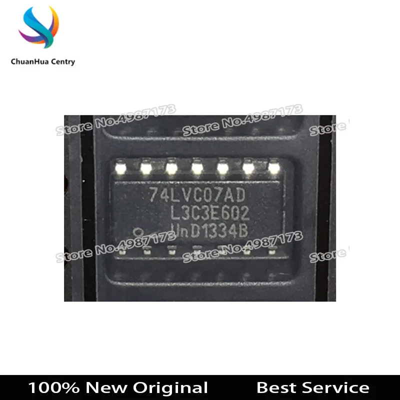 

10 шт./лот 74LVC07AD SOP14 100% новая и оригинальная искусственная кожа