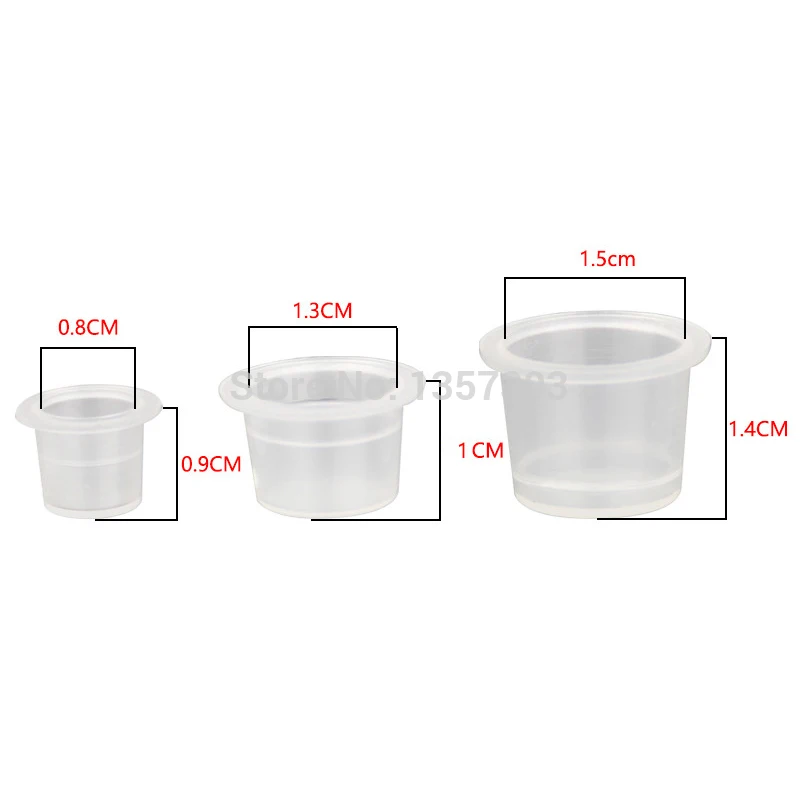 100 шт. Пластиковые чернила для татуировок|Аксессуары татуажа| |