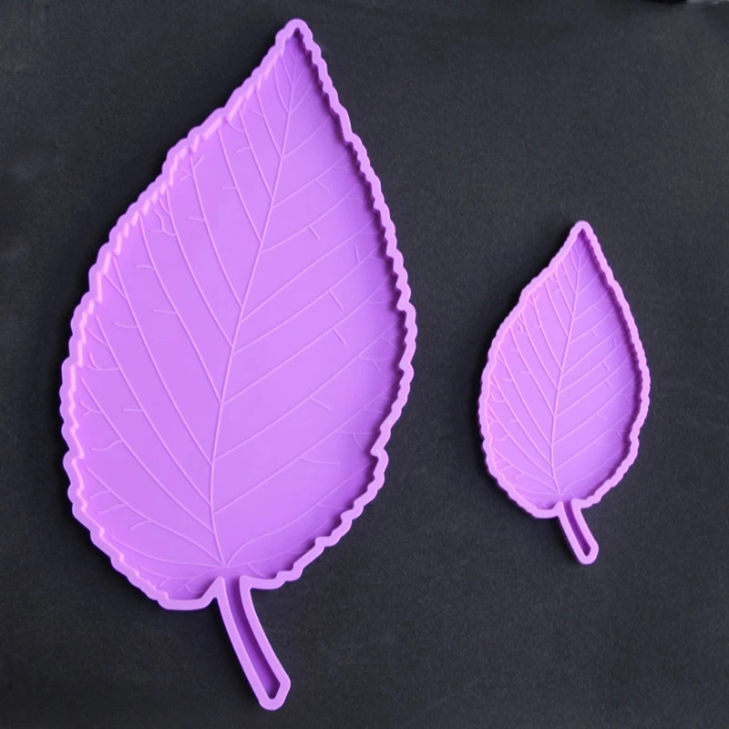 

R58E Large Leaf Tray Coaster Molds Silicone Leaves Coasters Bowl Mat Resin Casting Molds Maple Leaf Silicone Molds Craft