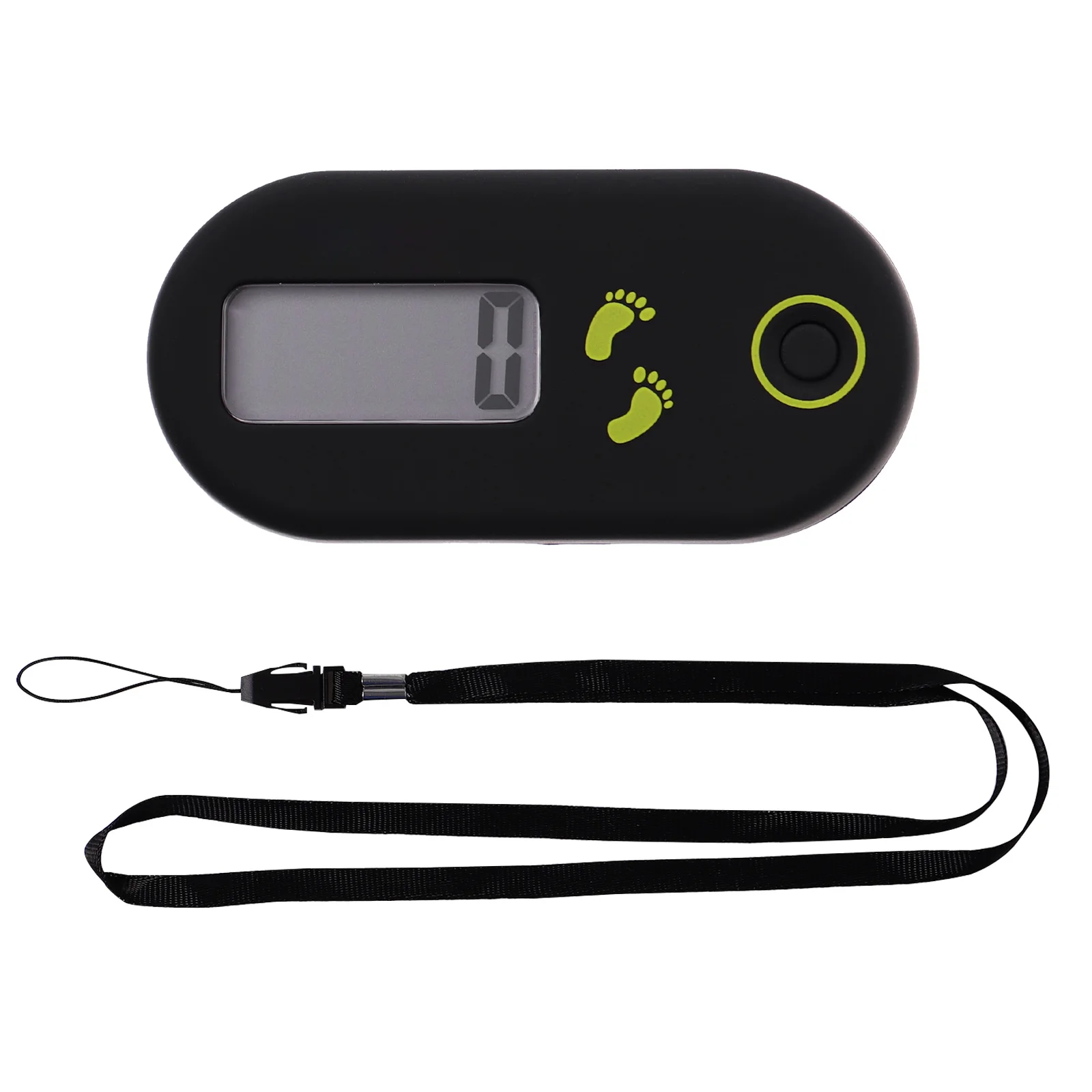 

Clispeed Simple Mini Step Walking 3D Digital Pedometer for Exercise Men (Black)
