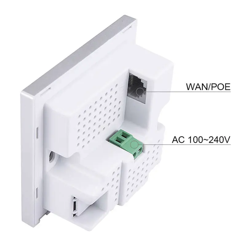 Настенный Wifi роутер 300 Мбит/с точка доступа Беспроводная розетка Ap с Rj45 Usb Wps