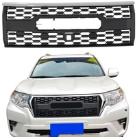 fit for toyota land cruiser prado 2018 2019 auto parts car kit bumper front grill high quality abs grille