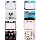 Модные Ремешки BH1535 с изображением серых анатомии повязки для автобуса Обложка для идентификационной Карты значок держатель для медсестры врача аксессуары Подарки