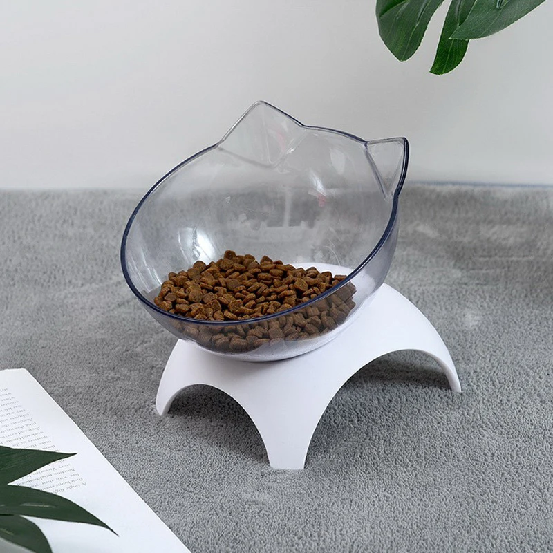 

Pet Dog Double Bowl Water Food Feeder for Kitten Non-Slip with Raised Stand Dishes Cat Feeding Puppy Accessories