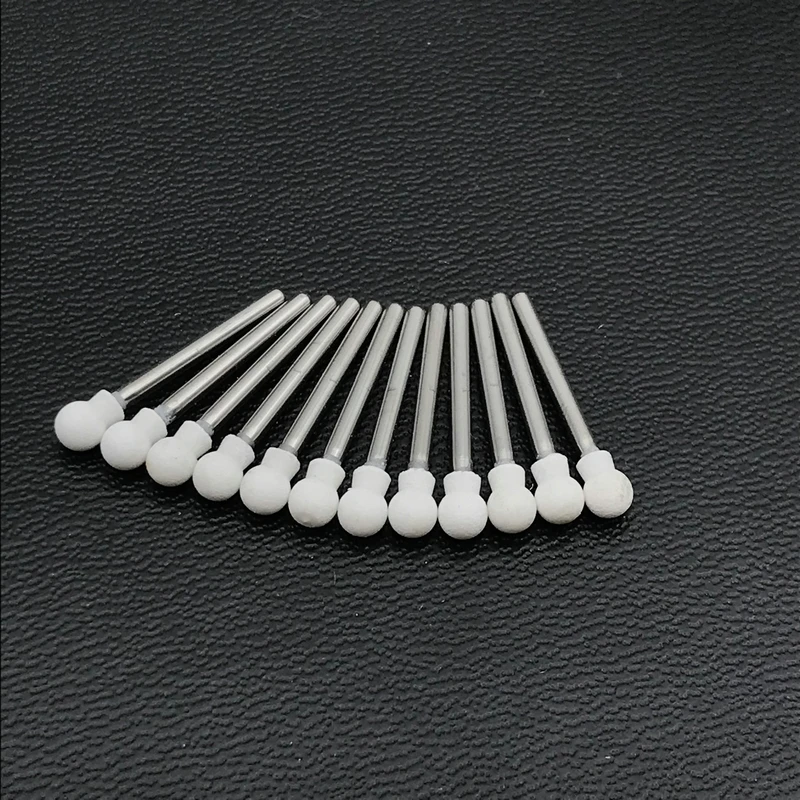 12 шт. стоматологические белые полоски камень фарфор смолы шлифовка наконечникка