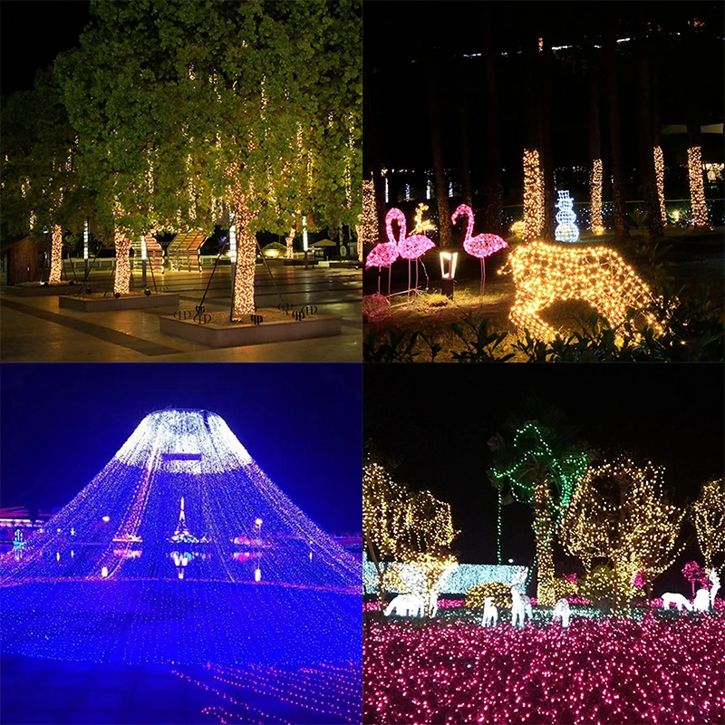 

100/200LED Solar Fairy Lights Outdoor Garden Party Wedding Decor String Light