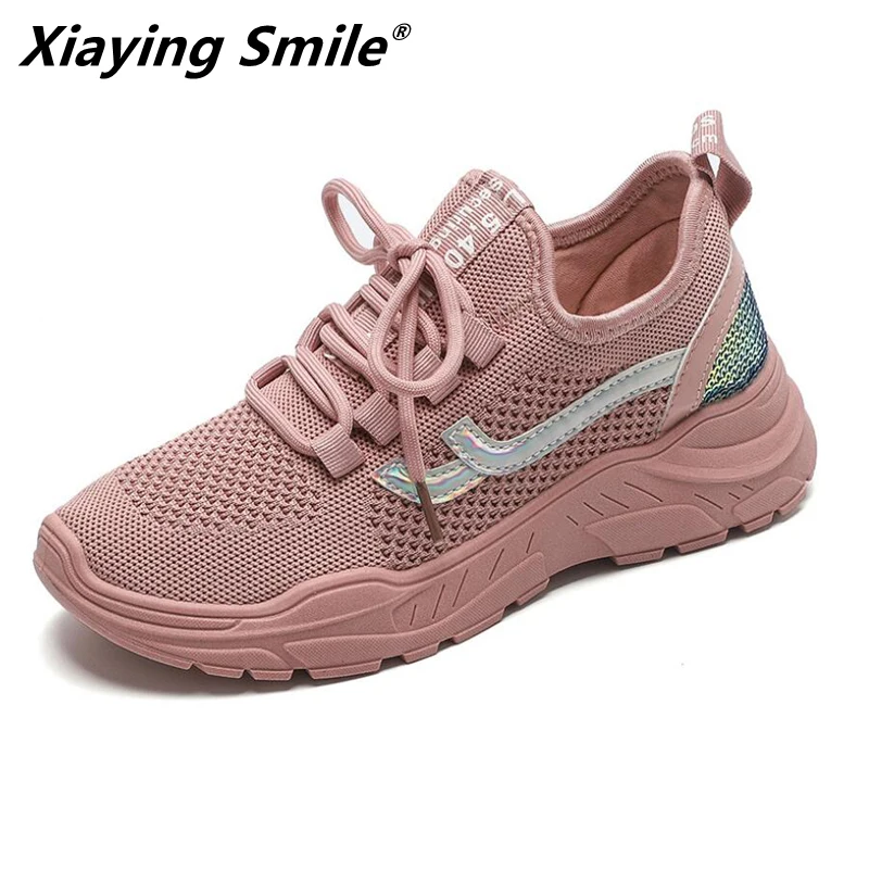 Xiaying Smile Новейшая обувь для бега удобные дышащие Прогулочные кроссовки
