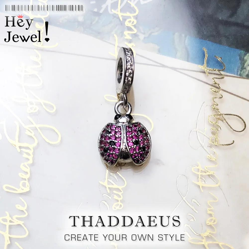 Чистый 925 стерлингового серебра модное 2019 сезон весна Самый новый леди божья