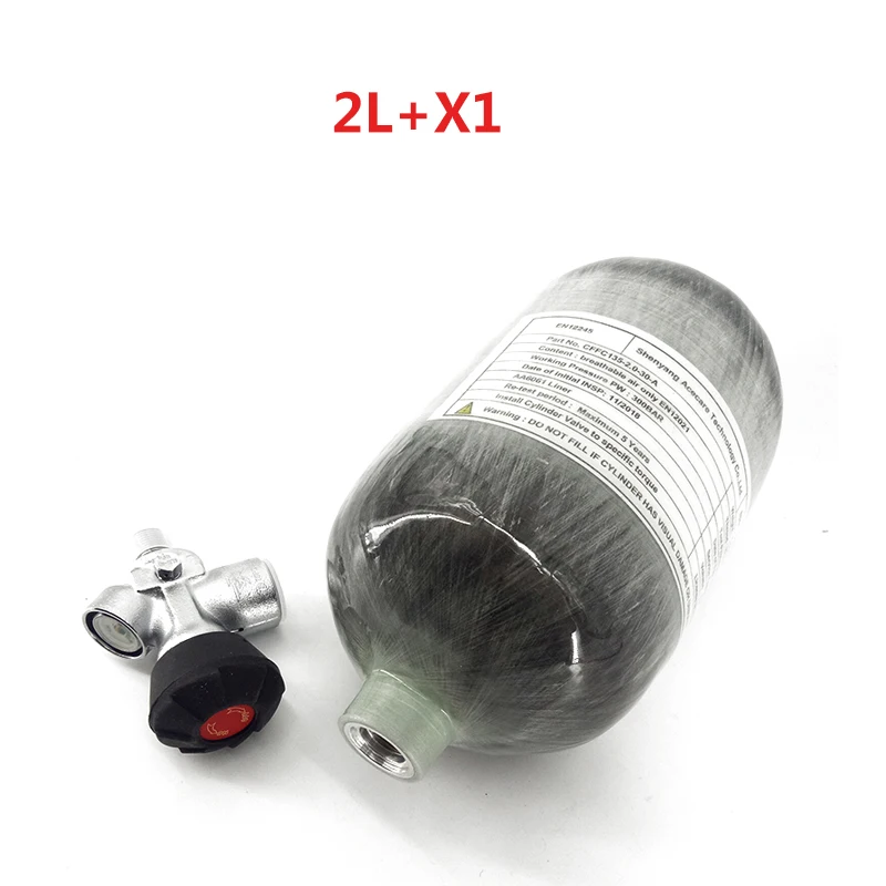 Acecare 2L HPA углеродное волокно Пейнтбольный бак Pcp воздушный пистолет 4500PSI охотничий цилиндр PCP воздушная винтовка/страйкбол ВВС Кондор с клапаном