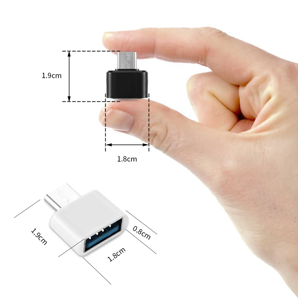 3 шт./лот USB 0 Type-C OTG кабель адаптер Type C Micro конвертер для Samsung S10 Huawei P30 мыши