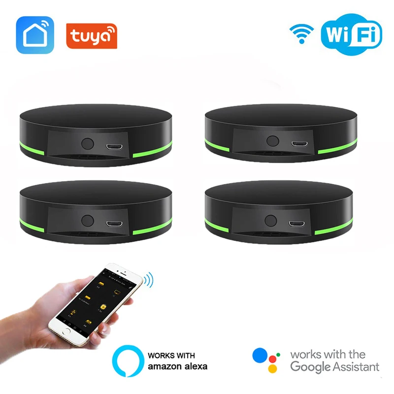 

Tuya Smart Wifi Universal IR Remote Controller Smart Home For Android And IOS Voice Control Works With Alexa Google Home