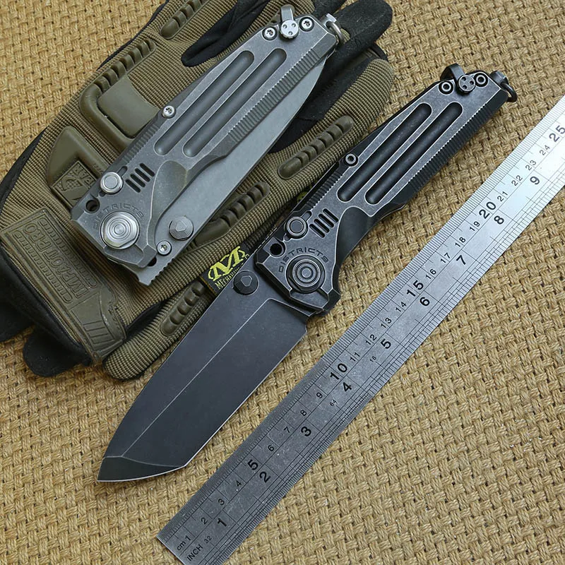 Тяжелый складной нож District 9 оригинальный Клинок с ядерным взрывом лезвие M390