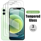3 шт., Защитное стекло для экрана на iPhone 12 Pro Max X XS XR 12 мини защита для экрана из закаленного стекла для iPhone 11 7 8 Plus, 6, 6s, Plus, 5, 5S SE