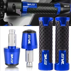 For SUZUKI DR 650 DR650 S/SE DR650S DR650SE 1994-2010 2009 7/8 22mm Motorcycle Hand Grips Handle Bar Handlebar Grip Ends Plug