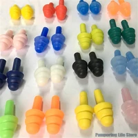10 pairs soft anti noise ear plug waterproof swimming silicone swim earplugs for adult children swimmers diving new