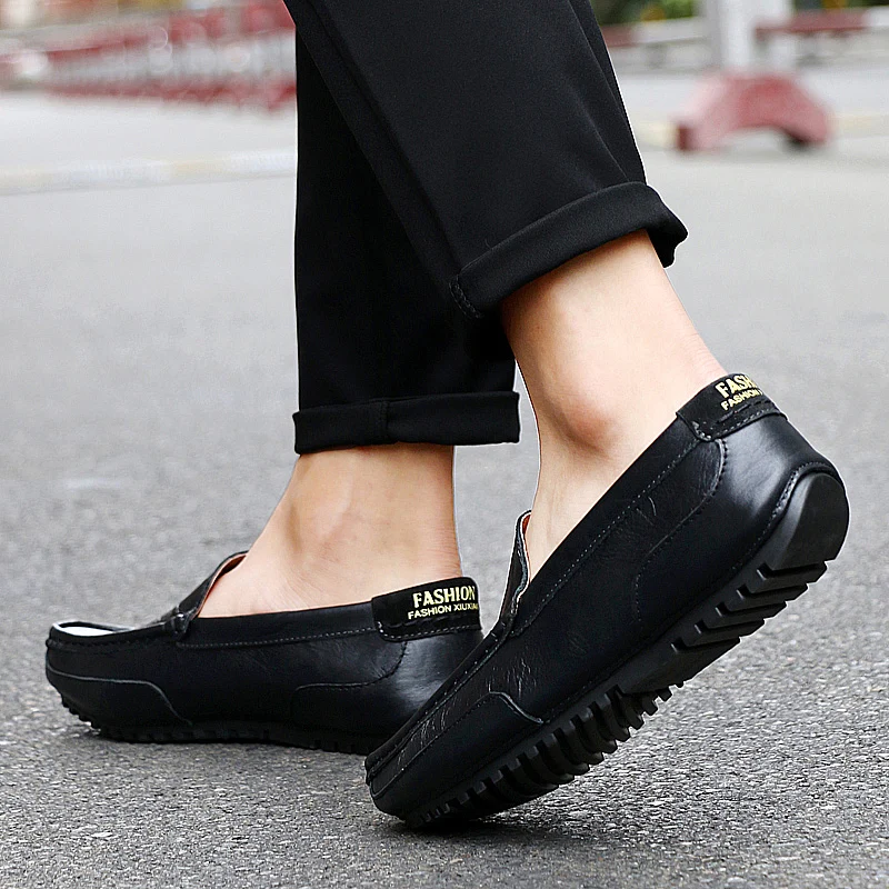 

Zapatos/Мужская обувь черного цвета; Мужская дышащая обувь; sapato; Кожаная мужская обувь; Лидер продаж; Сезон лето; Новинка; Удобная мужская обувь; ...