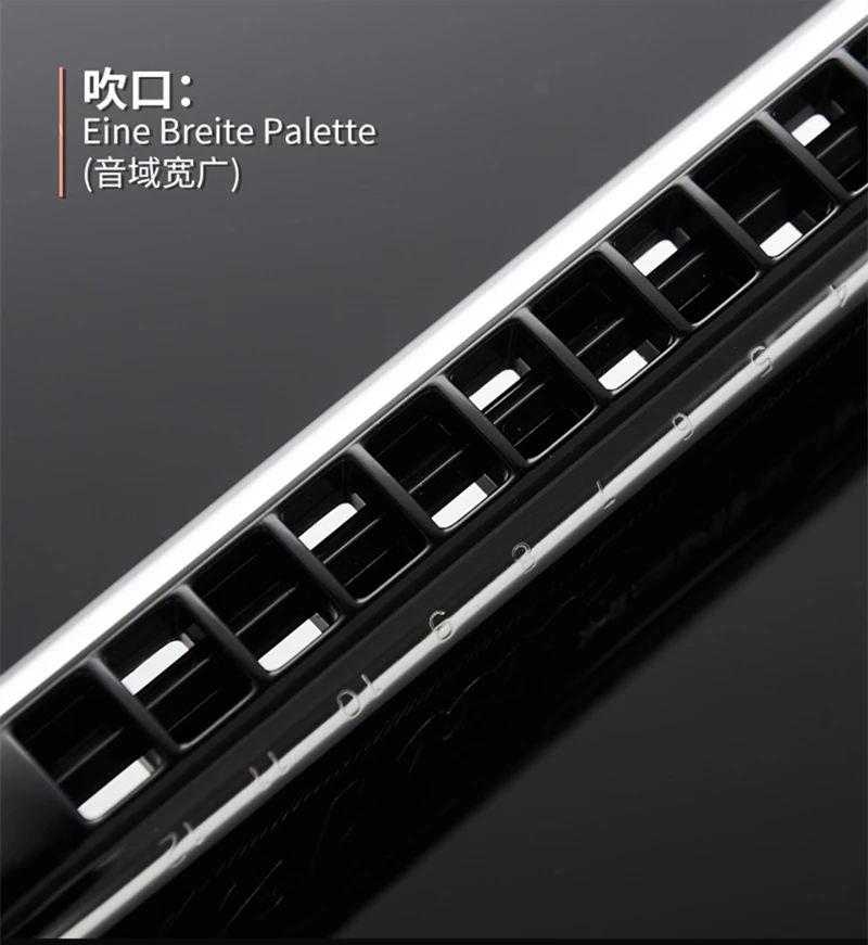 Германия оригинальная Хроматическая губная гармоника HOHNER 255/48 Chrometta 12 Ключ C/ключ G армоника рот Оганов губная гармоника HOHNER
