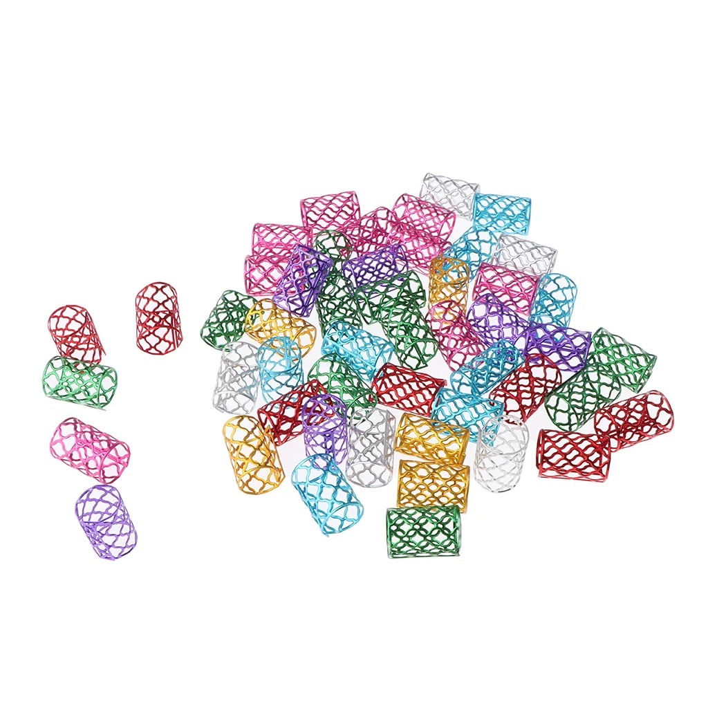 50 шт. s образные формы для косичек бороды наращивания волос конского