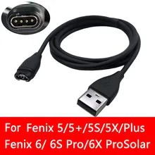 USB Smartwatch Charging Cable for Garmin Fenix 5/5S/5X Plus 6/6S/6X Pro Garmin Active Forerunner 945 45 Smart watch Dock Charger