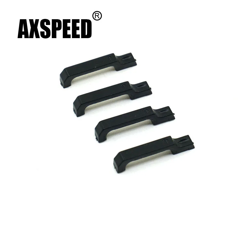 AXSPEED 4 шт. черная дверная ручка для TRX 1/10 RC автомобиль гусеничные Запчасти|1/10 rc|rc