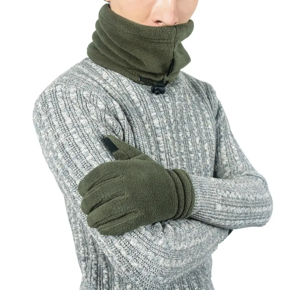 3 шт./компл. для мужчин женщин детей шарф шапка перчатки комплект из трех