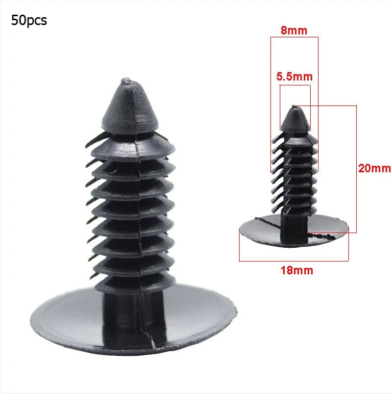 8 мм автомобильные заклепки крепежные зажимы молдинговые для vw gol ford passat b6 fiat stilo