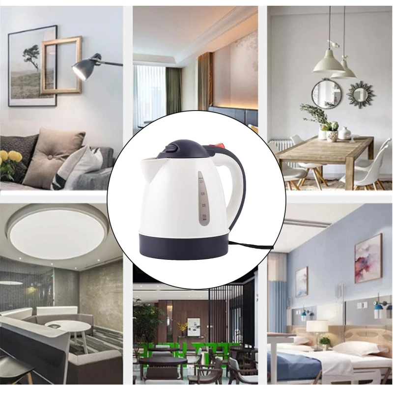 

Portable 1000ml Electric Car Water Heater Kettle Large Capacity 12V Lighter Heat