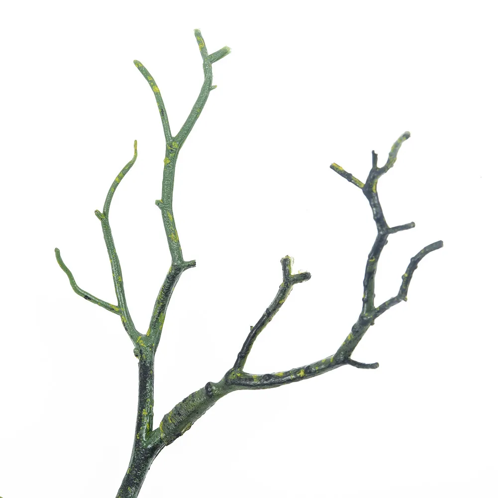 35 см свадебное украшение павлин коралловые ветки пластиковые искусственные