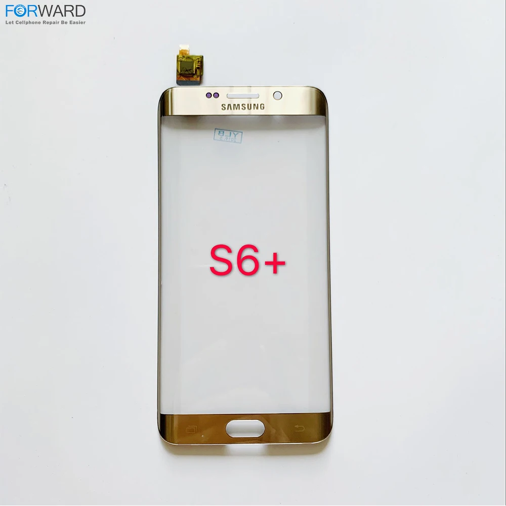 Горячая продажа Замена внешнего стекла для samsung S6 + Edge Ремонт ЖК дисплей сенсорный