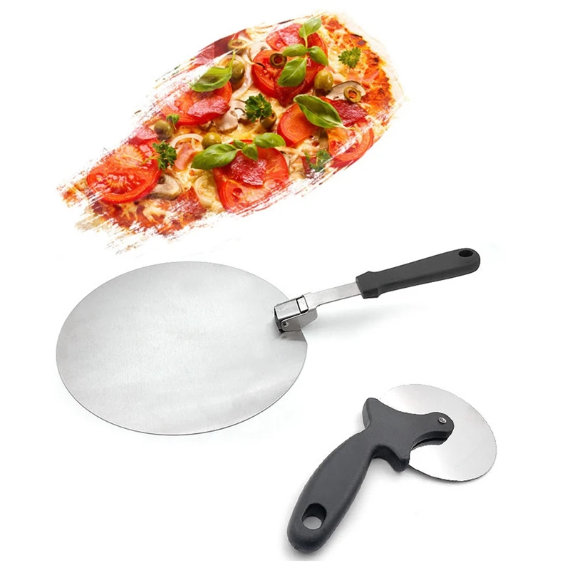 

Stainless Steel Pizza Shovel 48.5cm Foldable Pizza Transfer Shovel Wide Baking Cheese Shovel