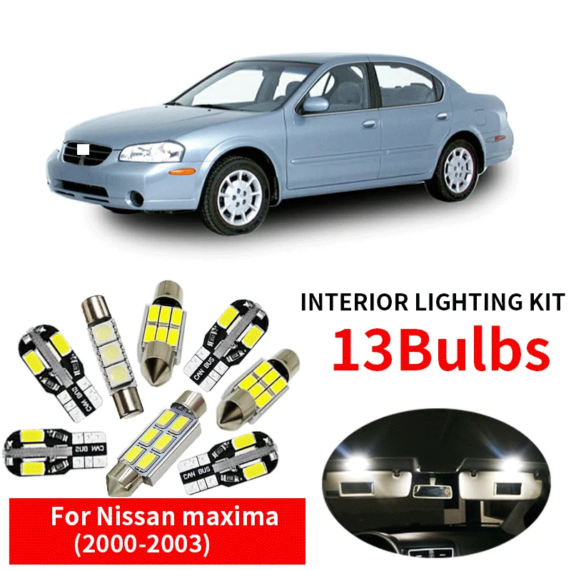 13 шт. автомобильные аксессуары ксенон белый интерьер светодиодный светильник