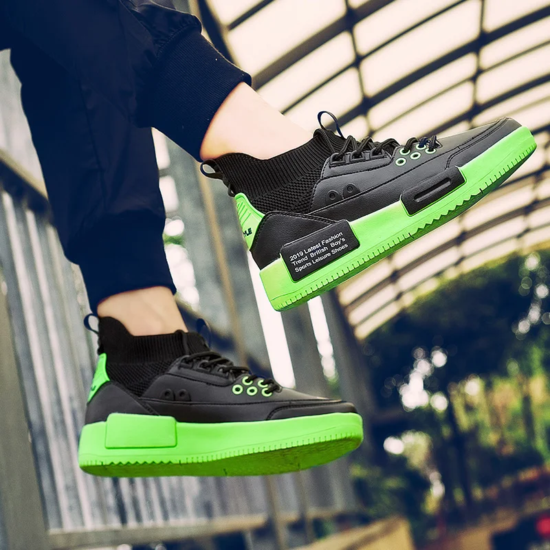 

Casual Shoes Men Sports Casual Shoes Sneakers-for-men Sneakers Men Lightweight Fashion Mesh Mens Causal Summer 2020 Black Spring