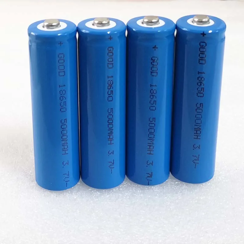 4 шт. 5000 мАч 3 7 В 18650 литий-ионный аккумулятор динамик powerbank фонарик | Электроника