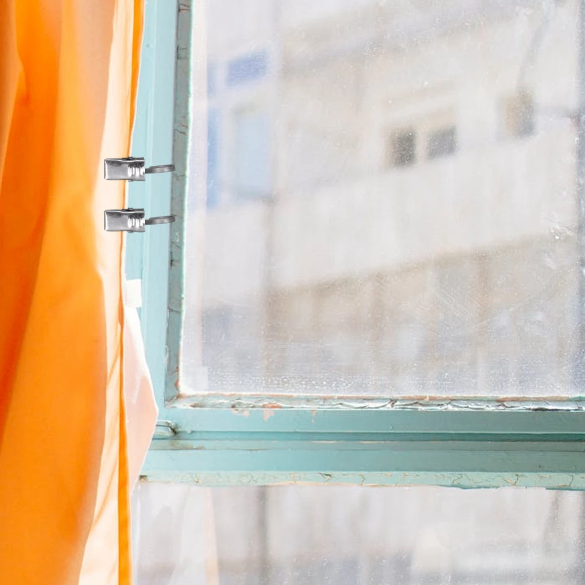 20 шт. Rustproof кольцо для штор сатин никель шторы зажимы с крюком | Дом и сад