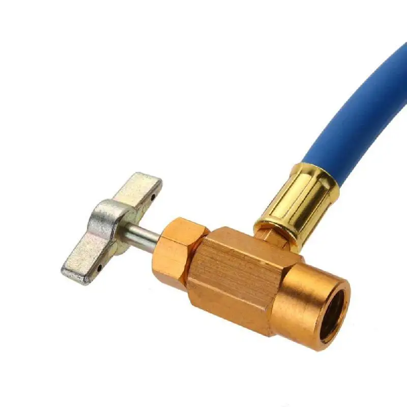 Практичный шланг R134A к R12 R22 для перезарядки хладагента и манометр Can Tap