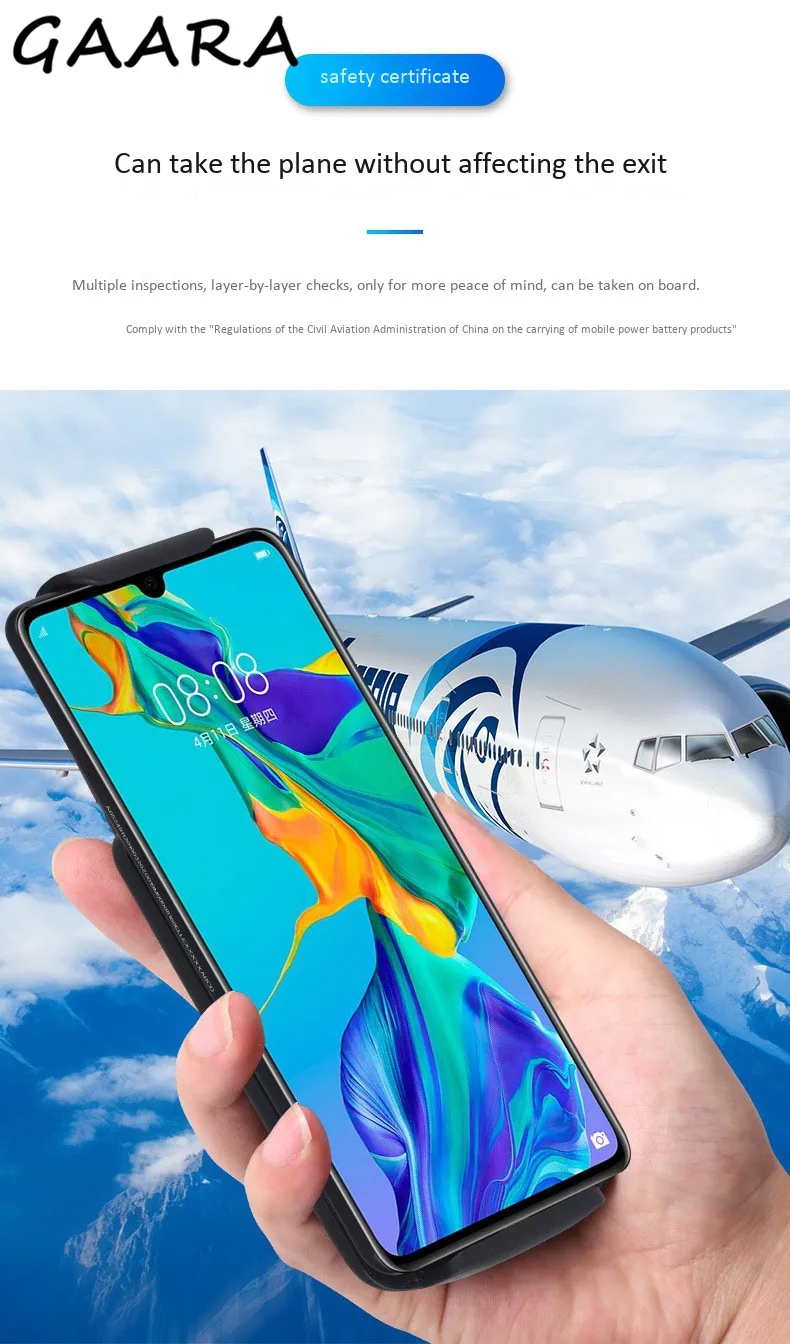 5000 мАч портативный резервный внешний аккумулятор чехол для zte Axon 9 10 Pro Blade V10 V9 универсальный банк питания чехол Axon M V S Max fundas