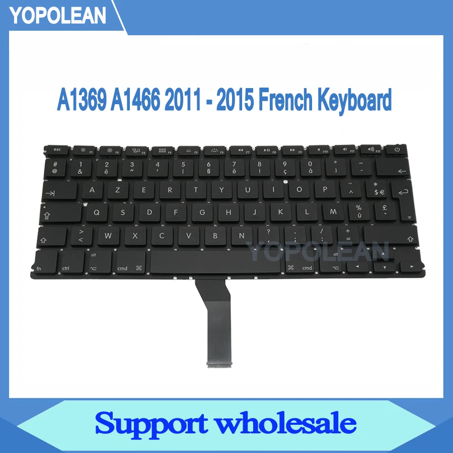 Новая AZERTY Французская клавиатура для Macbook Air 13 &quotA1369 2011 A1466 2012 2017 лет|keyboard for