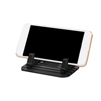 flexible glue car non slip mat rubber mount holder car dashboard anti slip mat navigation seat desktop phone holder base