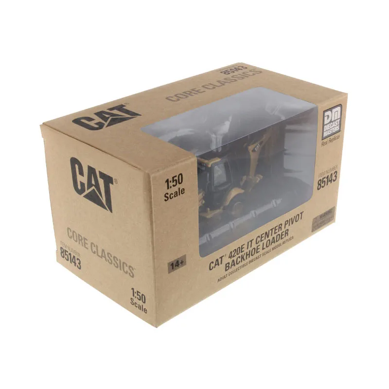 Поворотный экскаватор-погрузчик CAT420E DM-85143 1:50 с игрушечным рабочим инструментом -