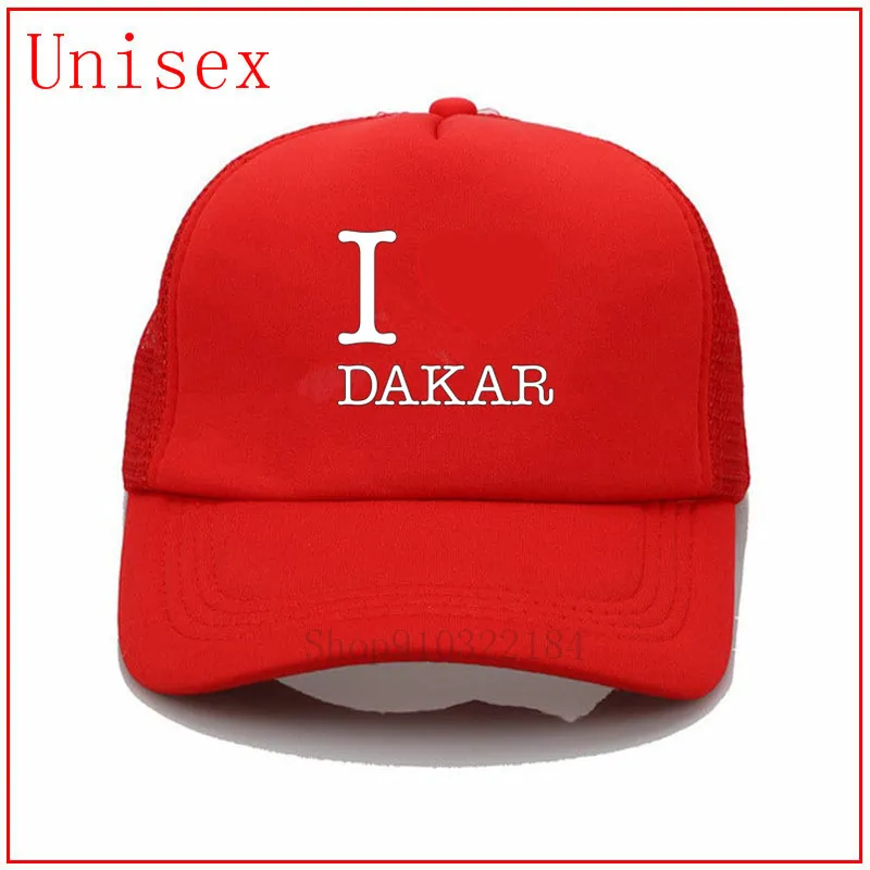I LOVE DAKAR солнцезащитные шляпы для женщин черные мужские дизайнерские шапки и