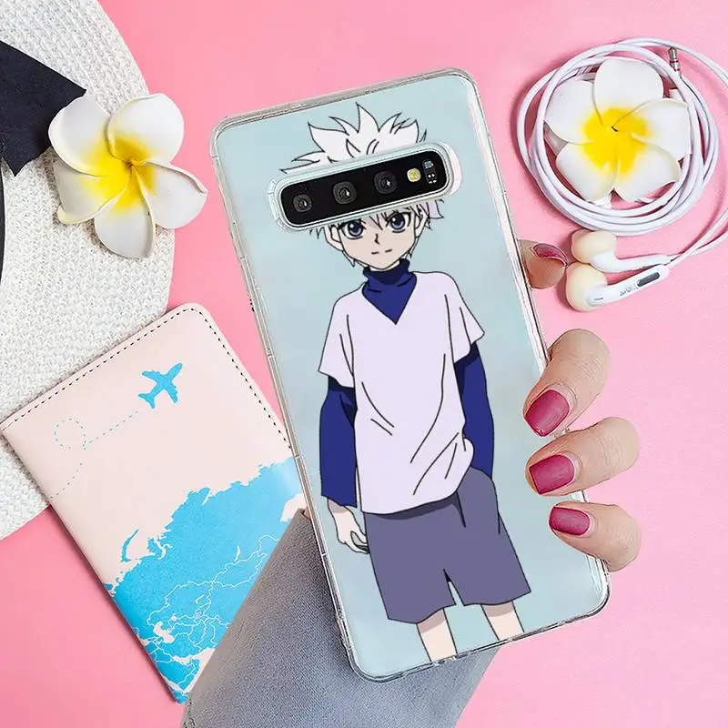 

HUNTERHUNTER Killua Zoldyck Phone Case Transparent for samsung A 21s 50 71 S 8 9 20 20fe note 10 20 ultra plus