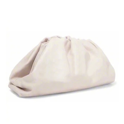 large white Кожаная сумка-конверт, роскошные сумки, женские сумки, дизайнерские объемные сумочки круглой формы и сумочки, дамские клатчи - Цвет: large white