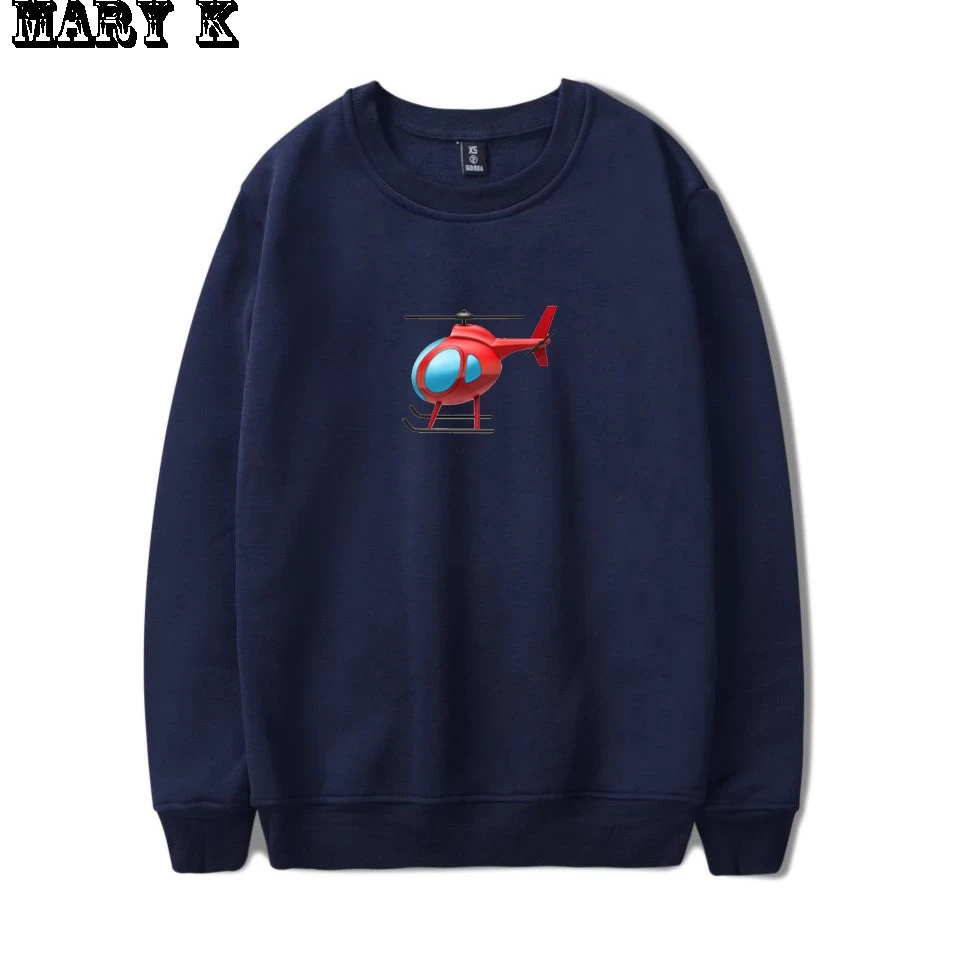 Новинка 2020 года. Мужские и женские свитшоты Tony lopez Merch Elicopter. Пуловер с круглым