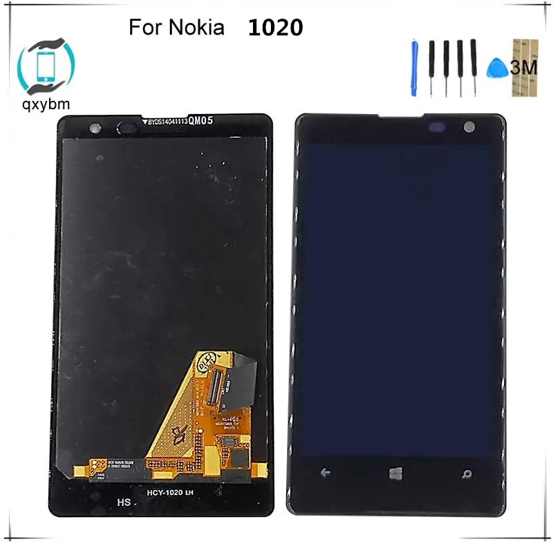 4 5 дюймов для Nokia Lumia 1020 ЖК дисплей дигитайзер сенсорный датчик экрана в сборе