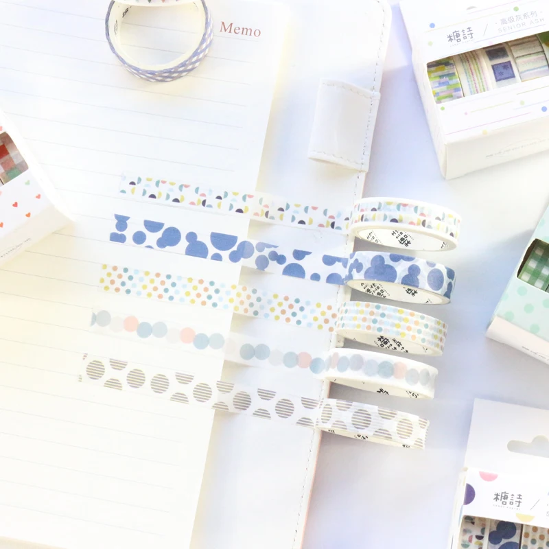 Domikee милые конфеты Японский Офис школа Журнал Планировщик васи ленты рулоны